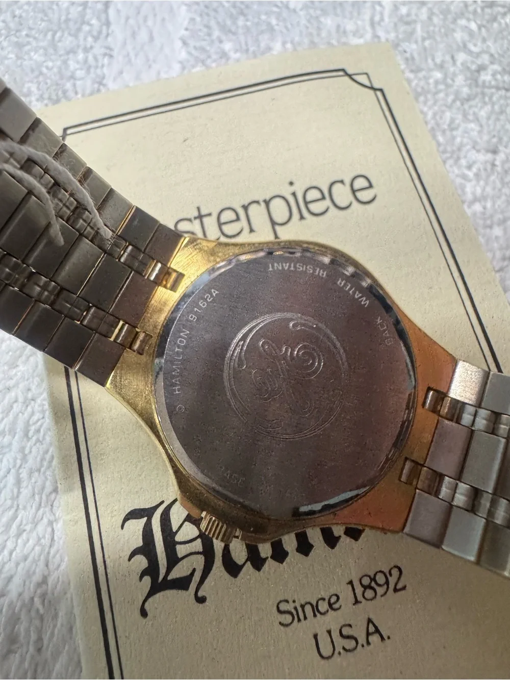 #031 Hamilton Gold-Tone Men's Dress Watch